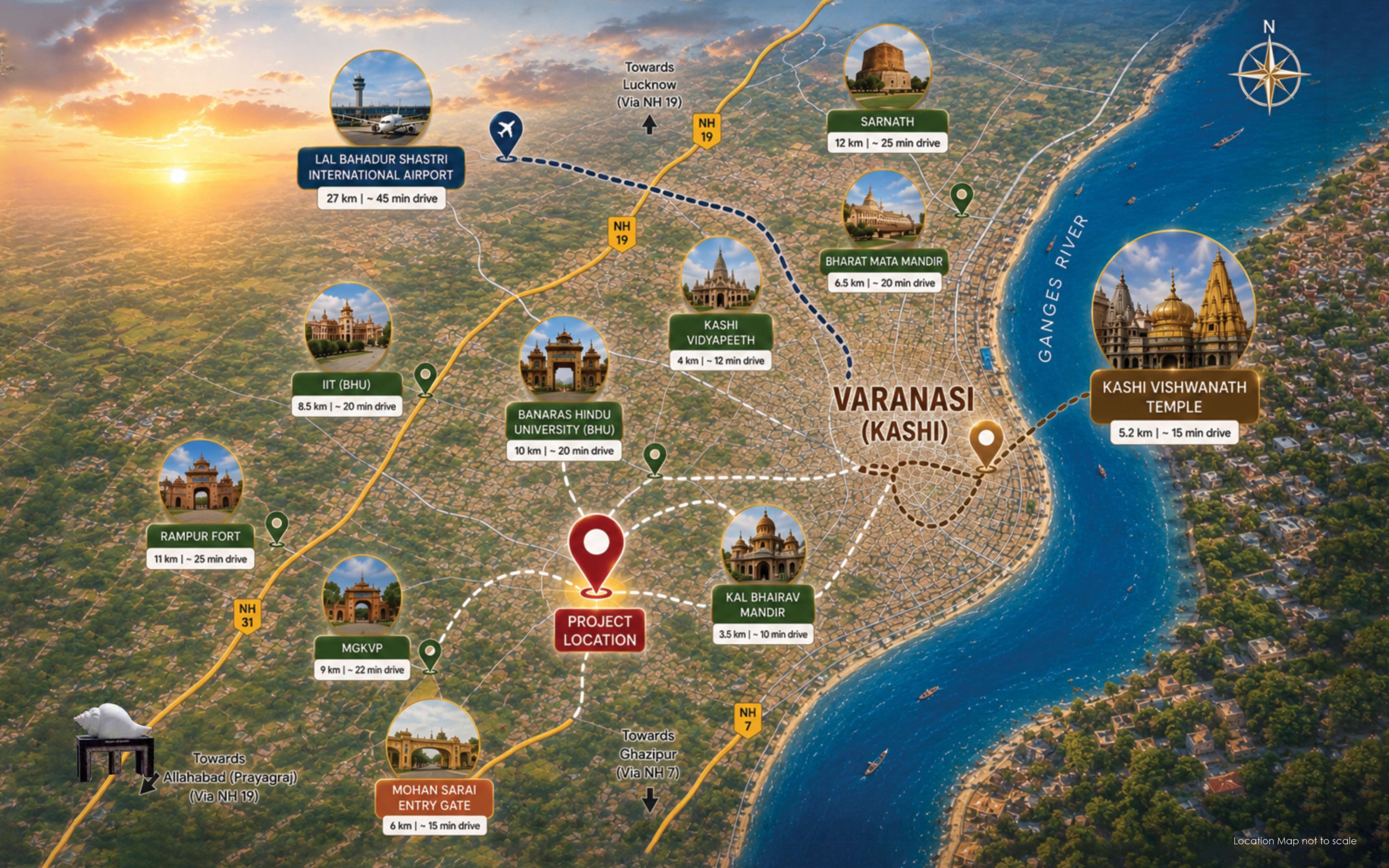 Kashi Nirmal Heights location map